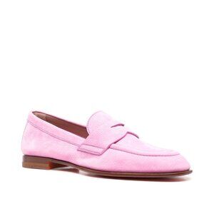 Santoni almond-toe 15mm penny loafers